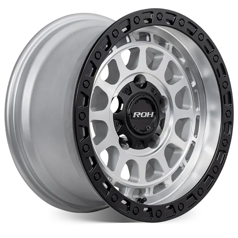 ROH Assault Machined Centre Black Lip Wheels